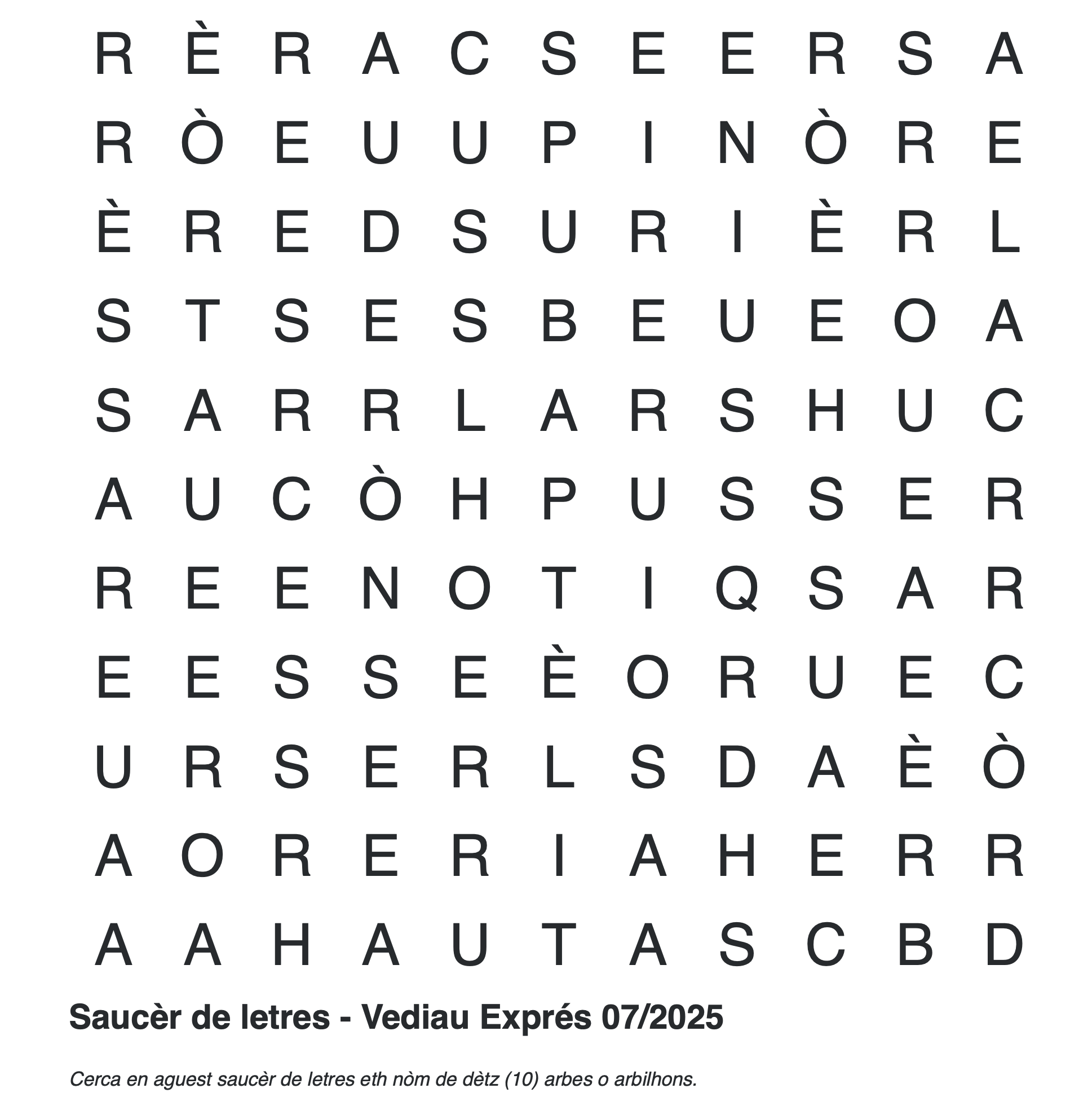 Saucèr de letres, crotzament de mots e endonvietes – Junhsèga 2025