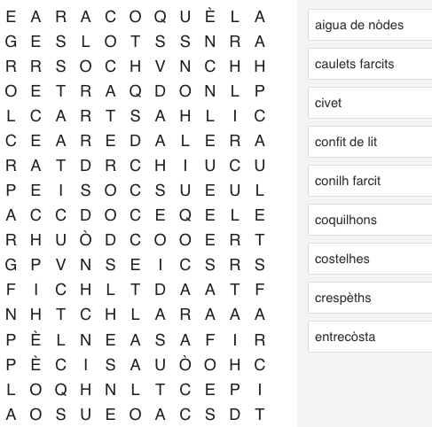 Saucèr de letres, crotzament de mots e endonvietes – Octobre 2025